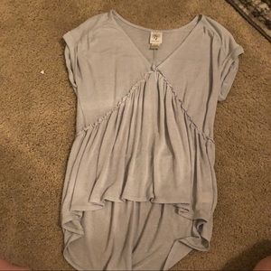 Gray Babydoll tee